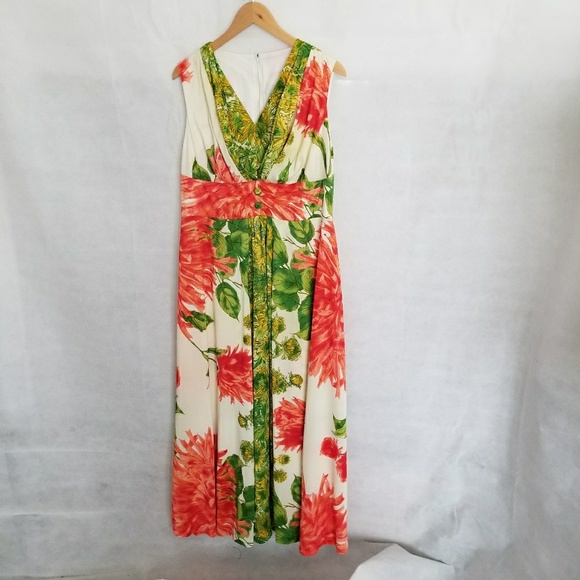 Vintage Dresses & Skirts - Women's 1970s Hawaiian Maxi Dress